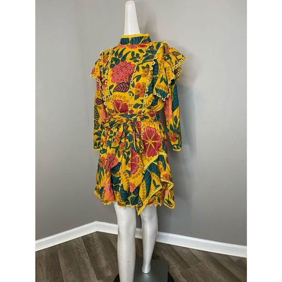 Farm Rio
Cotton Ruffle Minidress - Picture 7 of 10